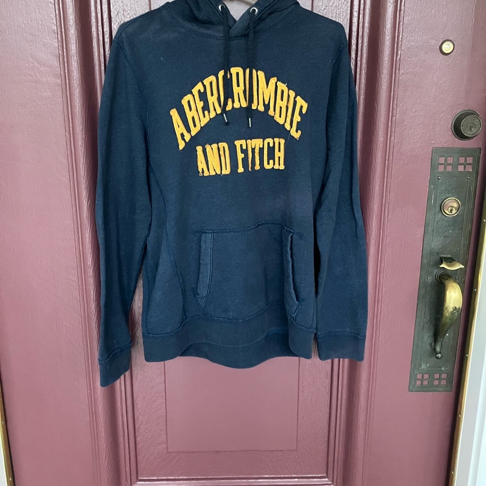Classic Abercrombie & Fitch Navy Hoodie sweater